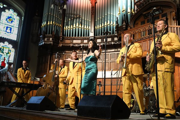 The Jive Aces will play at the Guildhall Jazz hub next week